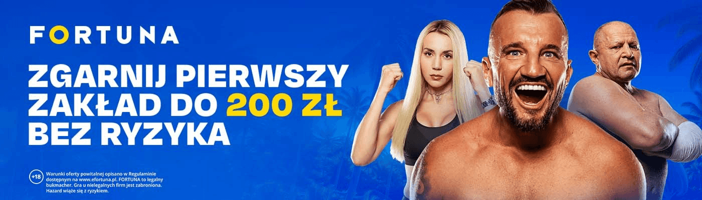 Fortuna — zgarnij pierwszy zakład do 200 zł bez ryzyka